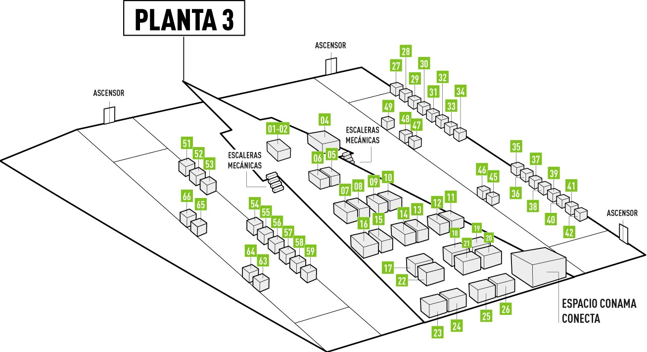 Mapa de stands